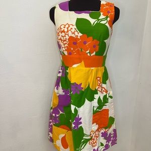 Malia Honolulu Vintage 1970s Floral Dress, EUC, with pockets